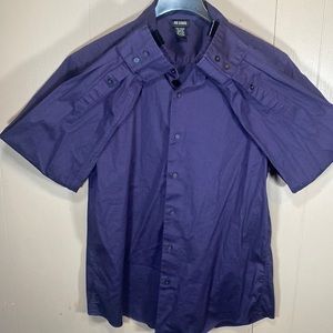 111 State Large Indigo Dress Shirt